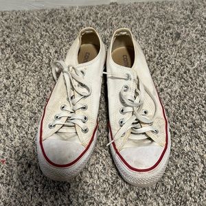 Women’s low white converse